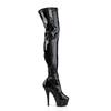 Pleaser - KISS3000 Bottes cuissardes à plateforme - Noir Product image